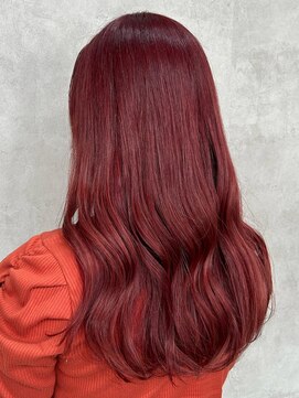 ルノン(LUNON) チェリーレッド/ボルドーカラー/ブリーチ