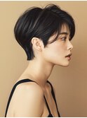 ★暗めカラーグランマッシュフェイスフレーミングデザインカラー