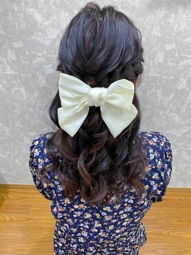 ランプ(Lamp.) 編み込み◇ハーフアップ