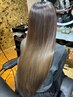 【髪質改善ストレート】美髪矯正＋カット＋髪質改善Lv5Tr
