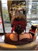 アップスタイル シニヨン