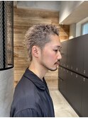 スパイキーショート/ダブルカラー/メンズショート