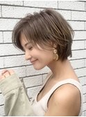 ミニウルフレイヤーカット顔周りカット前髪カットショート/柏柏