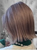 切りっぱなしボブ×ハイトーン