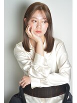 そう 札幌 ミディアムストレートヘア*