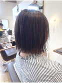 ぱつんとボブ(あご下2cm)