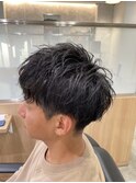 黒髪束感カジュアルマニッシュp1名護大東