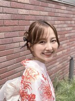 フェリーチェ(Felice) 浴衣ヘアメイク　透明感メイク　