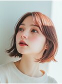 大人可愛いショートヘア/インナーカラー/髪質改善/韓国/ブリーチ