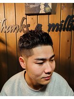 サンフラット(Sun Flat)&nbsp;クロップスタイル×刈り上げ