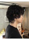 【チクロ】メンズ　ウルフパーマ