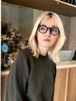 エルム 原宿 表参道(yelm)&nbsp;ブロンド×レイヤー/髪質改善/ダブルカラー/ホワイトブロンド