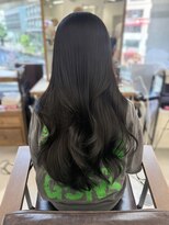 ハピネス 梅田茶屋町店(HAPPINESS)&nbsp;レイヤーカット/韓国ヘア/ブリーチなし/暗髪/透明感/髪質改善