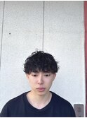 波巻きパーマ/メンズカット/メンズパーマ