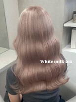 ベレーザ 渋谷(BELEZA)&nbsp;16899ブリーチ＆ダブルカラーミルクティーチョコレートブラウン