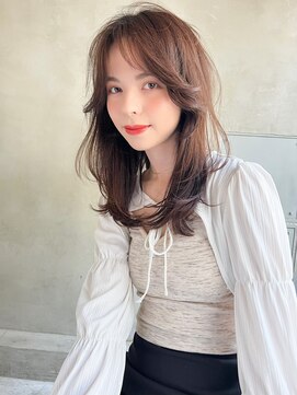 ケイト(kate) 【kate 大宮】オリーブグレージュ×内巻きレイヤー