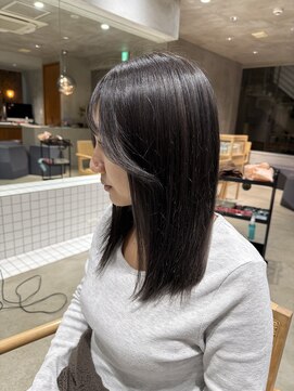 ニカイ(2F) ダークグレージュ/黒髪