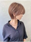 クラゲヘアー/小顔に見せるヘア/ココアベージュ/銀座駅