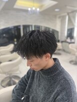 クオリス 赤塚店(QUALIS)&nbsp;◎冬短髪◎社会人アップバング黒髪爽やかビジネス