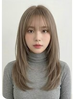 アース 大曽根店(HAIR&MAKE EARTH) 20代30代◎冬の暗めカラー×ハッシュカットで小顔美人