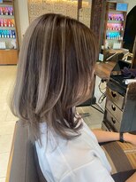 ヘアリゾート粋 ティガ 池袋店(tiga)&nbsp;ハイライトカラー/ミディアムレイヤー/ウルフカット