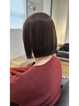 ルディー バイ ヘアーポケット(rudii by HAIR POCKET) ばっさりボブ×ナチュラルストレート