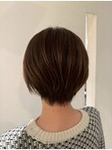 30代40代50代もくびれ大人ショートボブ 白髪ボカシと相性○