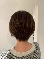 エヌアンドエー 春日部東口店(hair shop N&A)&nbsp;30代40代50代もくびれ大人ショートボブ 白髪ボカシと相性○