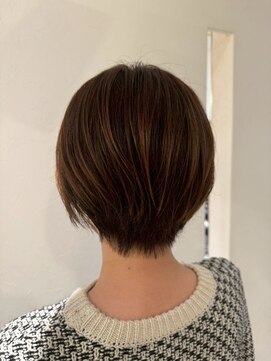 エヌアンドエー 春日部東口店(hair shop N&A) 30代40代50代もくびれ大人ショートボブ 白髪ボカシと相性○