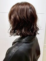 カミラボ(KAMI LABO) ボブパーマ 似合わせパーマ ウェーブ ベージュカラー 20代