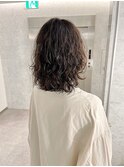 おしゃれウェーブレイヤーウルフデザイン