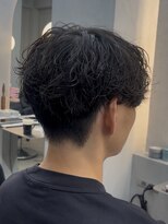 ロンドポレール 北千住(Lond polaire)&nbsp;men's/メンズ波巻きスパイラルパーマ/ナチュラルツーブロック