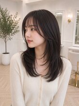 リエラ 池袋西口(Riela)&nbsp;顔まわりレイヤー×くびれミディアムレイヤー