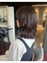 ローレン(LOREM)&nbsp;ワンホンレイヤー肩ミディアム×外ハネ6.20