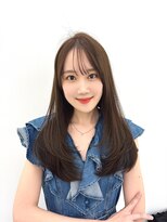 コア プラス 立川(COA PLUS) 透明感カラー髪質改善ダブルカラー韓国レイヤーカット前髪顔周り