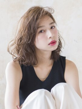 エアー 福岡(AIR) ［air-FUKUOKA　竹石］ ニュアンスパーマで簡単スタイリング☆