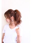 簡単ポニーアレンジ