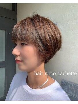 ヘアーココカシェット(hair coco cachette) 【cachette/別府/別府市】short　bob