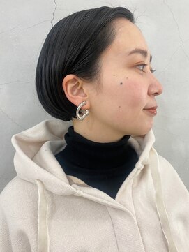 エンドリンク(endlink) 黒髪オールバックボブ