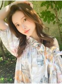 【韓国ヘア】ニュアンス艶ミディアム