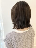 ネオリーブアイム 横浜西口店(Neolive aim)&nbsp;肩ラインの切りっぱなしボブ★赤味除去カラー