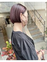 オムズドット(om's dot)&nbsp;ボブ×パープル（お客様スタイル）