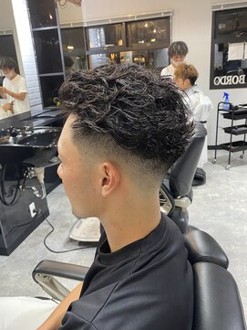 ボルド(MEN'S HAIR SALON BORDO) フェードカット×パーマ