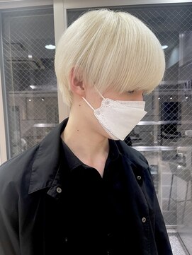 ゼンコー 国分寺(ZENKO) 【デザインカラー】ホワイトブロンド（ブリーチ2回）