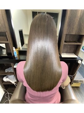 アールサロンプラスキャスパ 自由が丘(Rrsalon+CASPA) HASヒト幹細胞×水素Tr×透明感艶カラー/オリーブベージュ