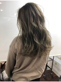 30代40代50代◎大人レイヤーナチュラル白髪ぼかしハイライト