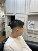 スキンフェードアップバング