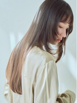 アイニティ 江坂(Inity) 柔らかブラウンストレートULTOWAトリートメント[髪質改善/江坂]