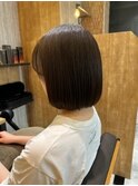 艶髪ボブ【髪質改善縮毛矯正使用】