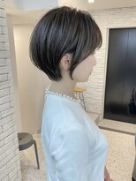 ヘアメイク シンズ レインボー(Hair Make SHIN'S RAINBOW)&nbsp;ショートボブ/大人巻き/ぷつっとボブ/ナチュラルモード/高松